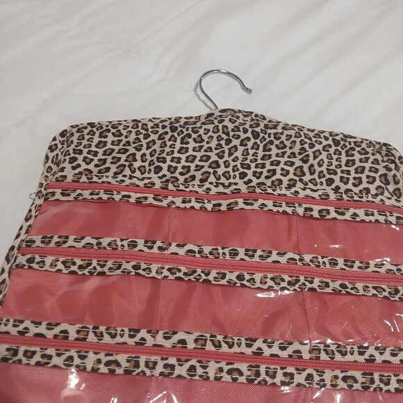 Leopard Print Hanging Jewelry Organizer - Picture 8 of 9